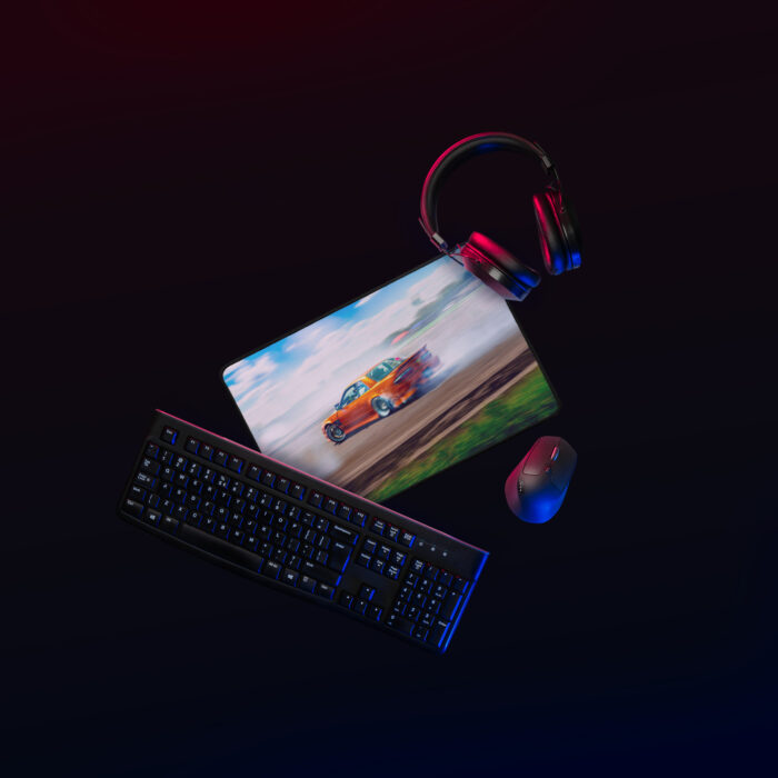 Nissan 240 Drift Car Desk mat - Image 2