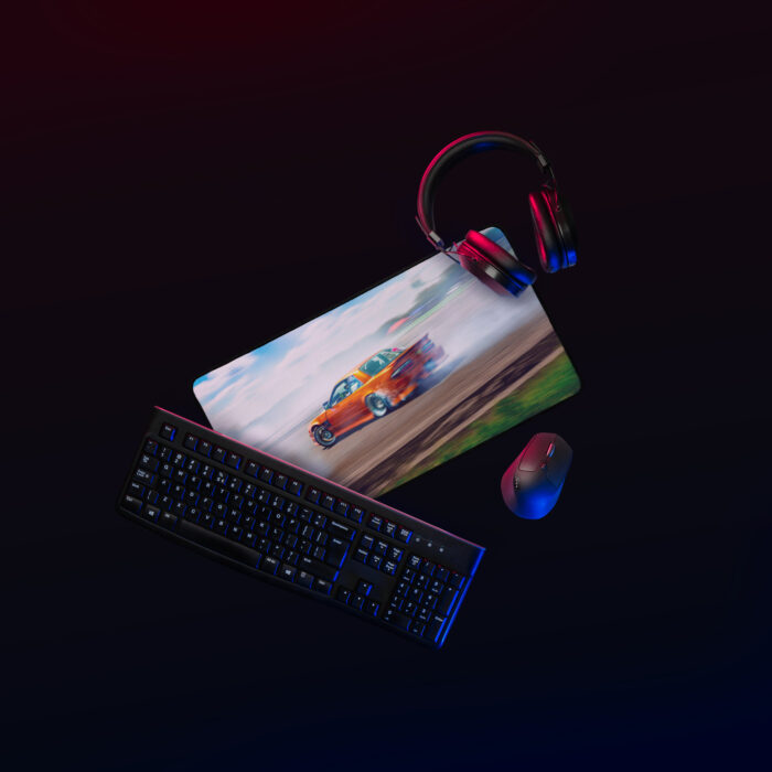 Nissan 240 Drift Car Desk mat - Image 3