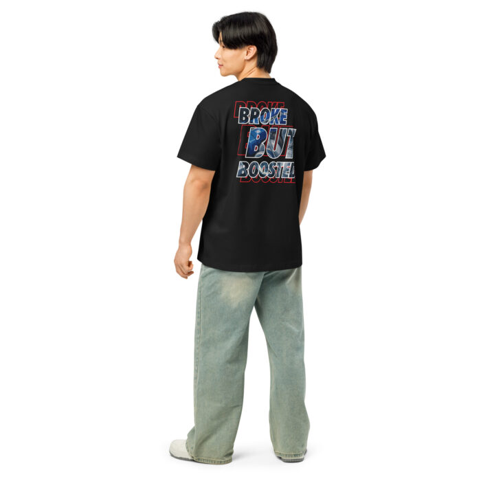 Broke But Boosted Men’s Box Tee - Image 13