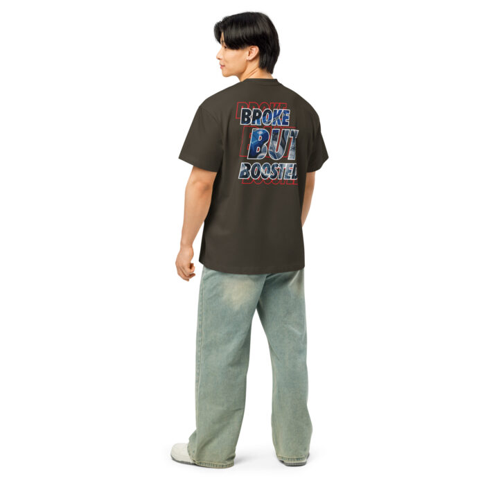 Broke But Boosted Men’s Box Tee - Image 27