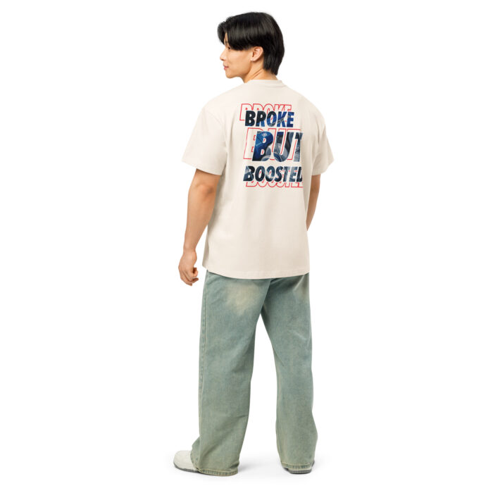 Broke But Boosted Men’s Box Tee - Image 7