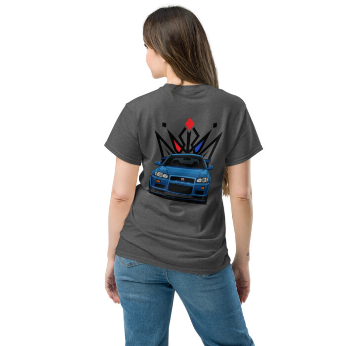 Nissan R34 Unisex Classic Tee - Image 18