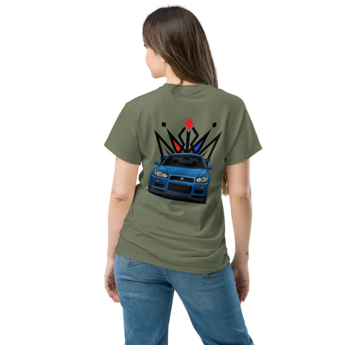Nissan R34 Unisex Classic Tee - Image 24