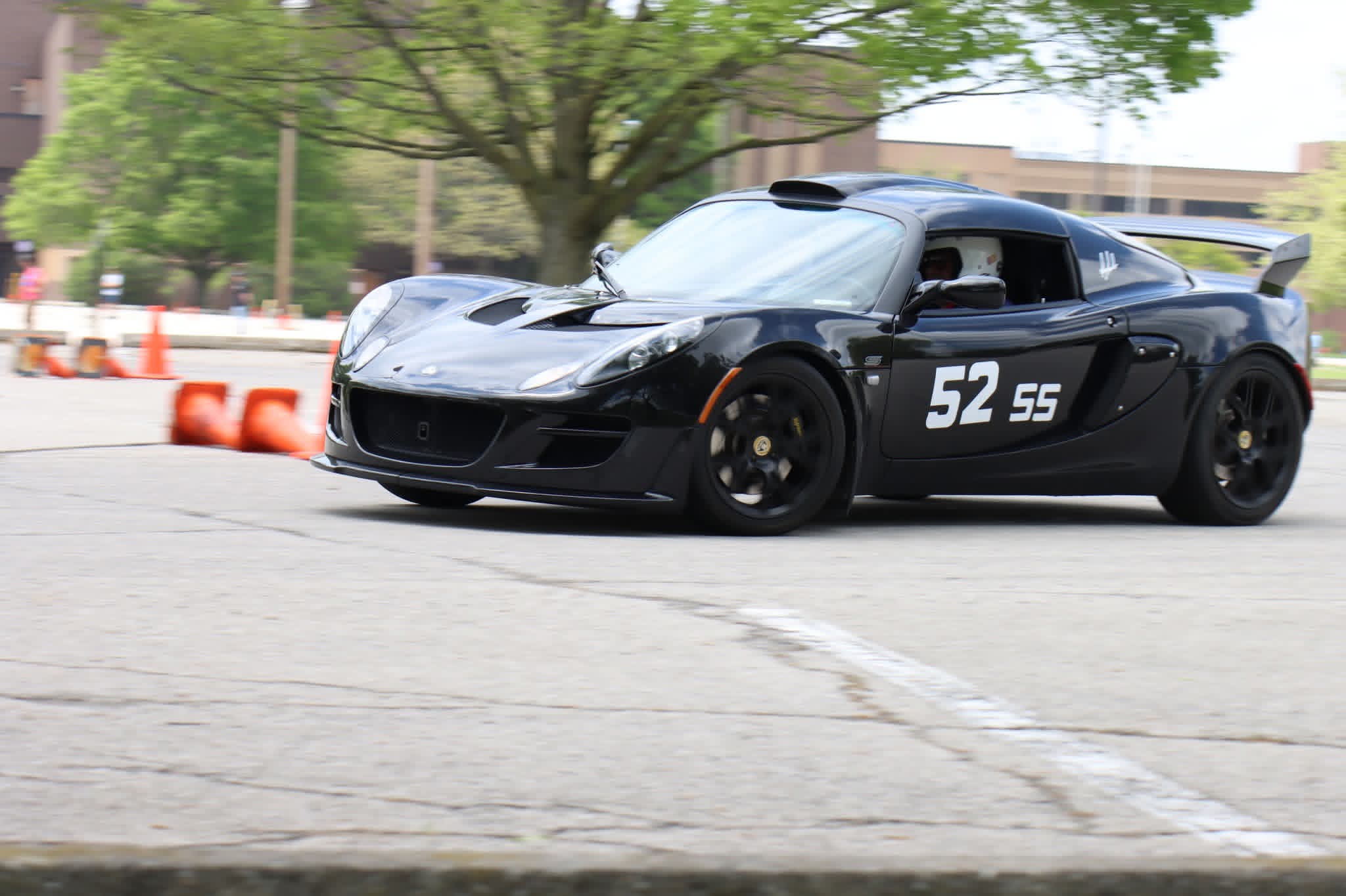 Black Lotus Exige Autocrossing